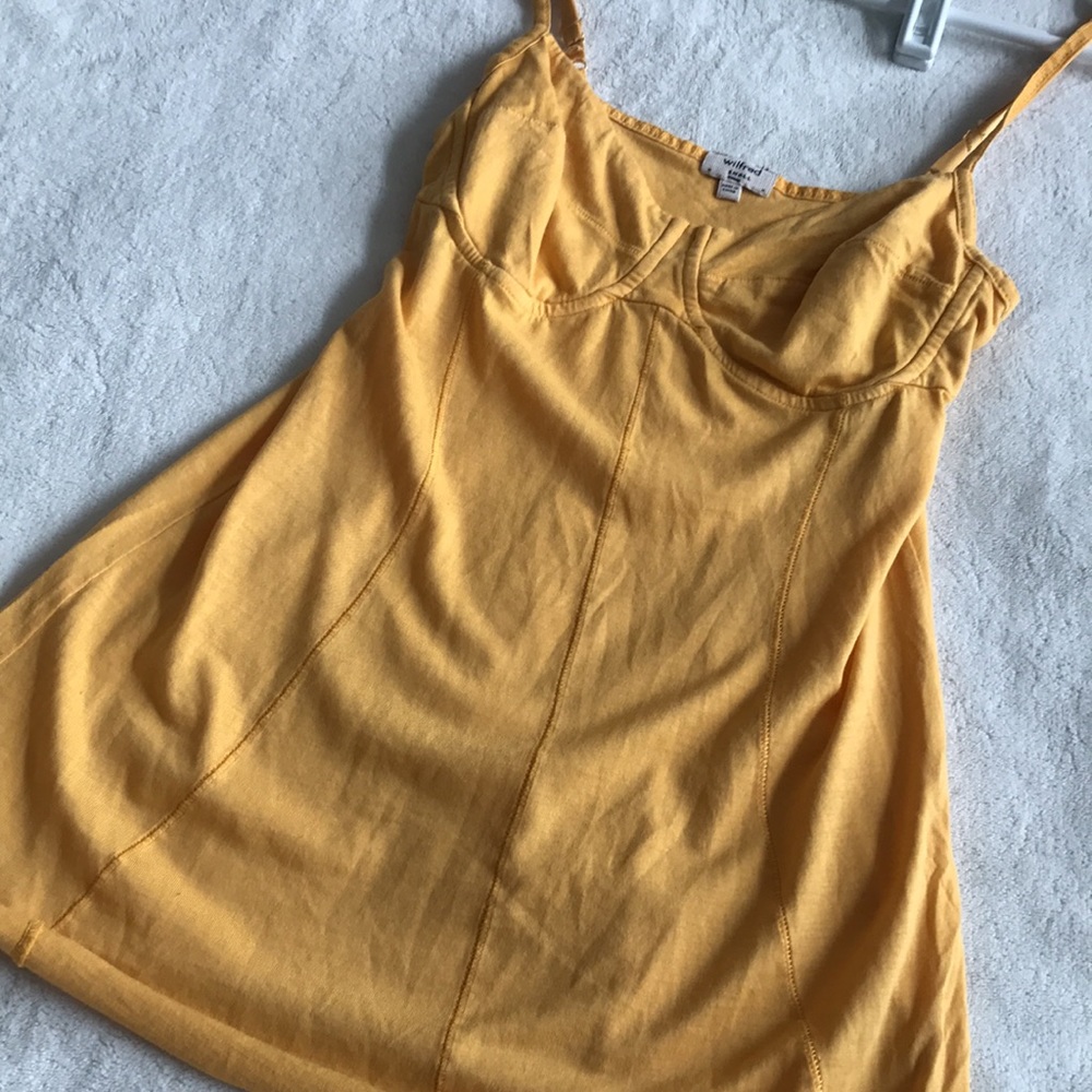 3 for $25 ❤️ - ARITZIA WILFRED Yellow Tank